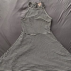 Striped skater dress